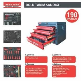 190 PARÇA DOLU TAKIM SANDIĞI
