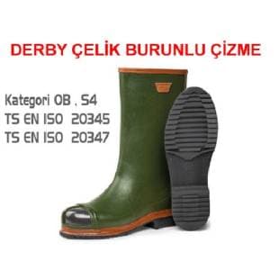 DERBY ÇELİK BURUNLU ÇİZME 45