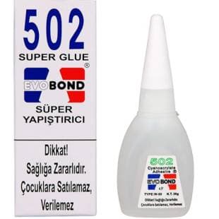 EVOBOND 502 YAPIŞTIRICI 20GR KUTULU