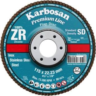 PREMİUMLİNE FLAP DİSK ZR ZXPR22 SD 115MM 80 KUM KONİK