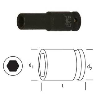 OSAKA LOKMA 1/4'' 10MM DERİN