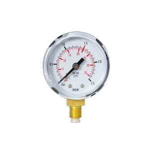 BASINÇ GÖSTERGESİ 1,5 BAR KADRAN SONU 2.5 BAR 50 Ø