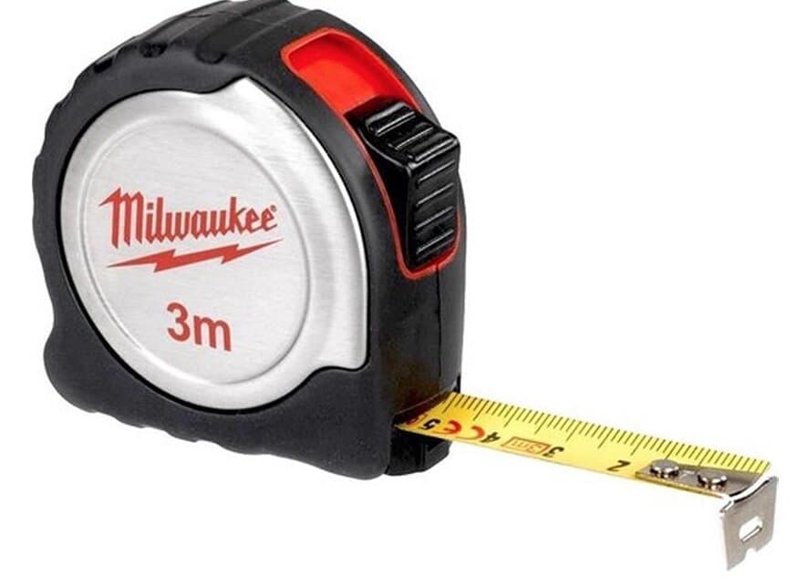 Milwaukee Şerit Metre İnox Gövde 3mt/16mm