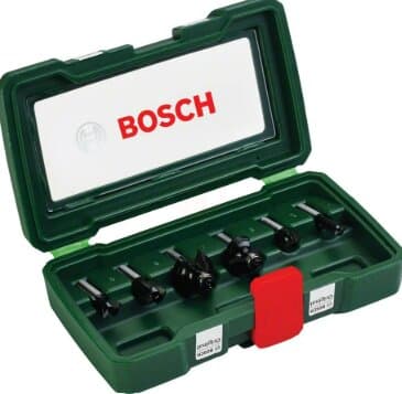 Bosch Freze Seti 6 Parça Düz 8 Mm