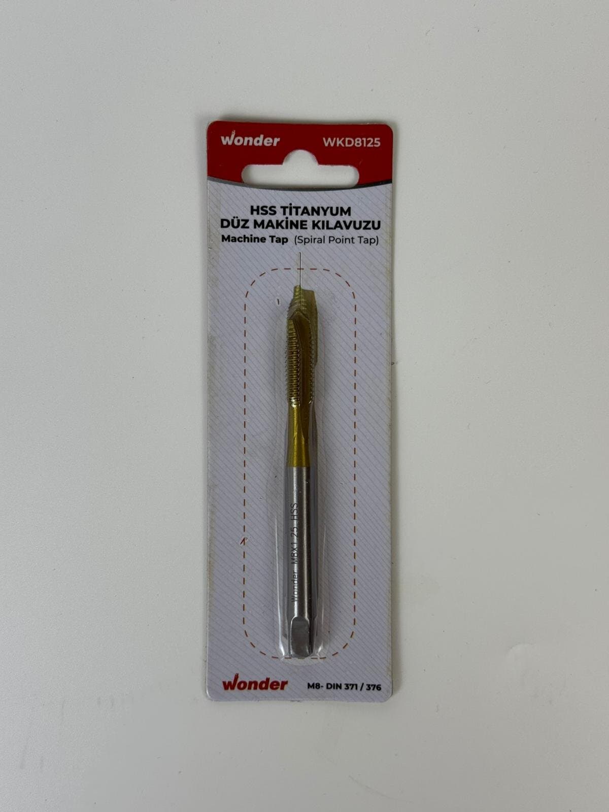 Wonder Hss Düz Makine Kılavuzu 8x1,25