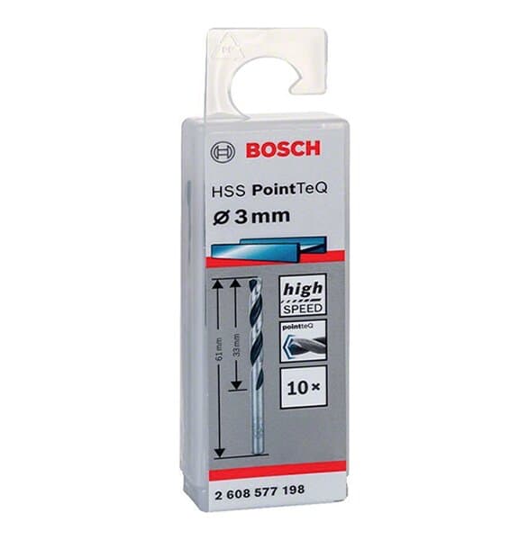 Bosch Hss PointTeq Metal Matkap Ucu 3 Mm 10'Lu