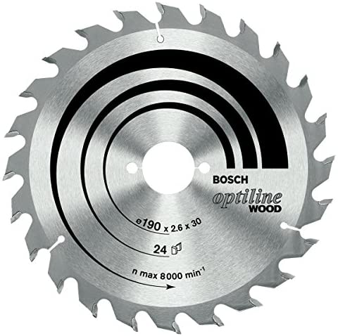 BOSCH OPTİLİNE WOOD DAİRE TESTERE 190*30/2,6 MM 24 DİŞ