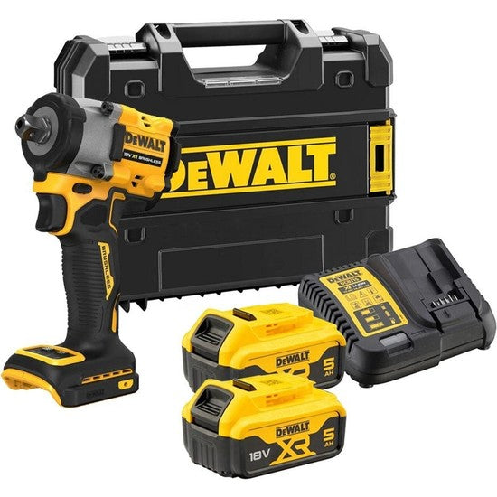 Dewalt Kömürsüz Somun Sıkma 1/2 18V 5.0Ah Lı-Ion