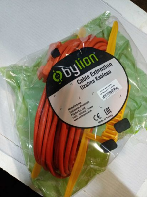 Bylion Taşıma Aparatı İle Seyyar Uzatma Kablosu 20 Metre  3X1.5Mm