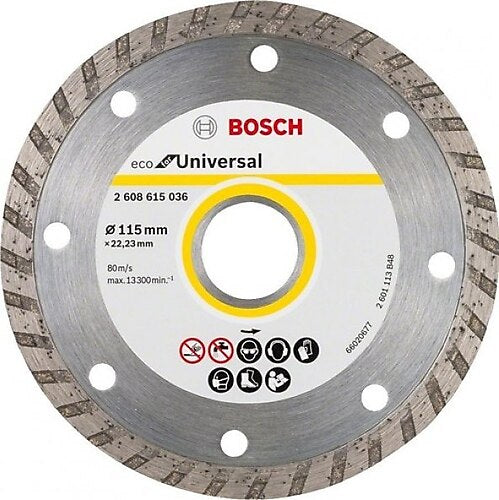 Bosch Elmas Kesme Disk 1 Eco For Universal Turbo 115 Mm