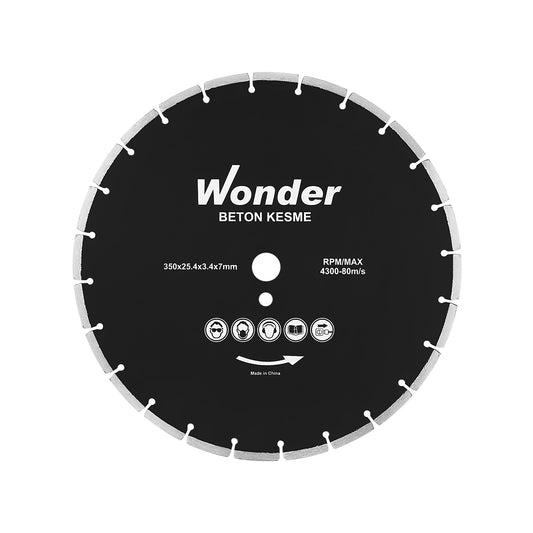 Wonder  Beton  Testere 350*25,4*3,4*7