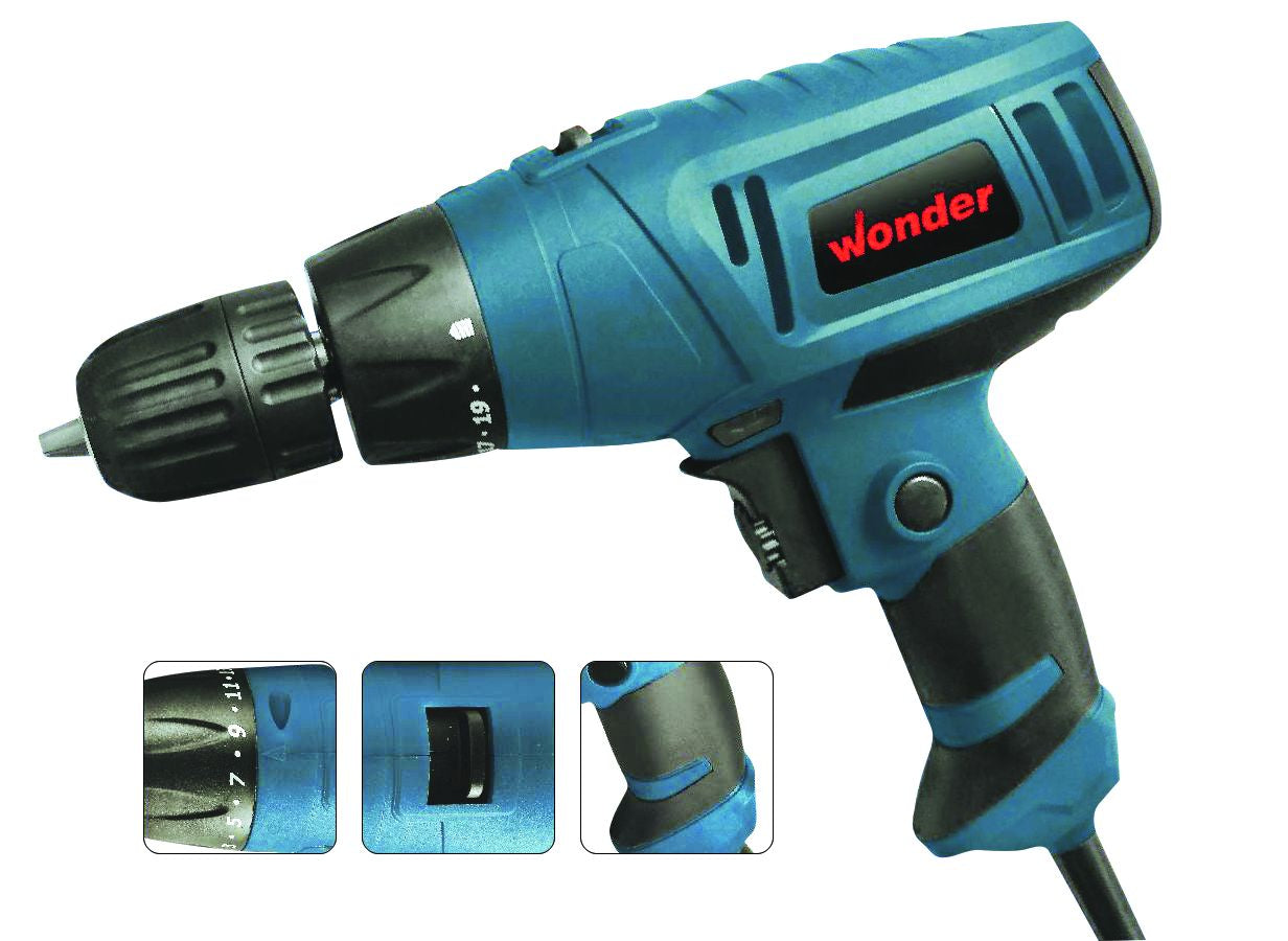 Wonder ES10S Tork Ayarlı Matkap 280 Watt 10mm