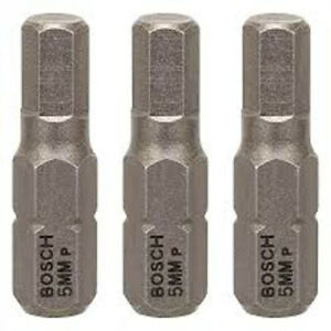 Bosch Bits Uç Altıgen Extra Hard Hex1,5 25 Mm 3 Lü