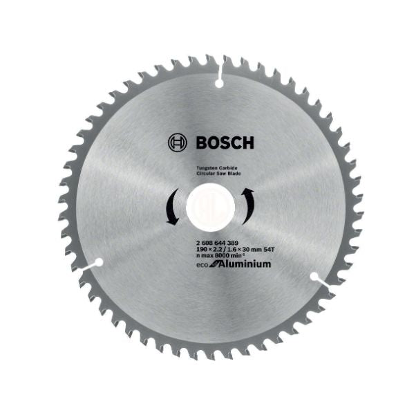 Bosch Daire Testere Eko (Alüminyum) 190X30 Mm 54 Diş