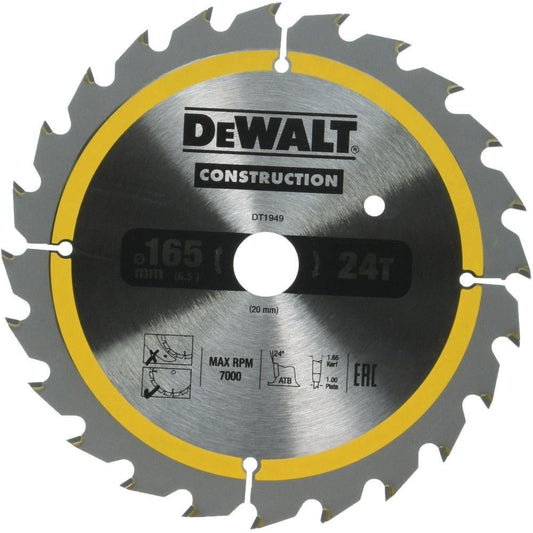 Dewalt Daire Elmas Testere 165X20Mm 24 Diş