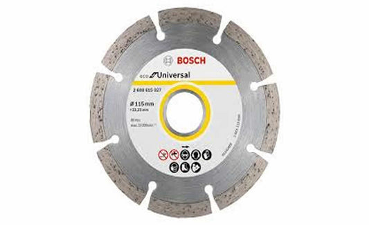 Bosch Elmas Kesme Disk Eko 115 Mm Segmanlı