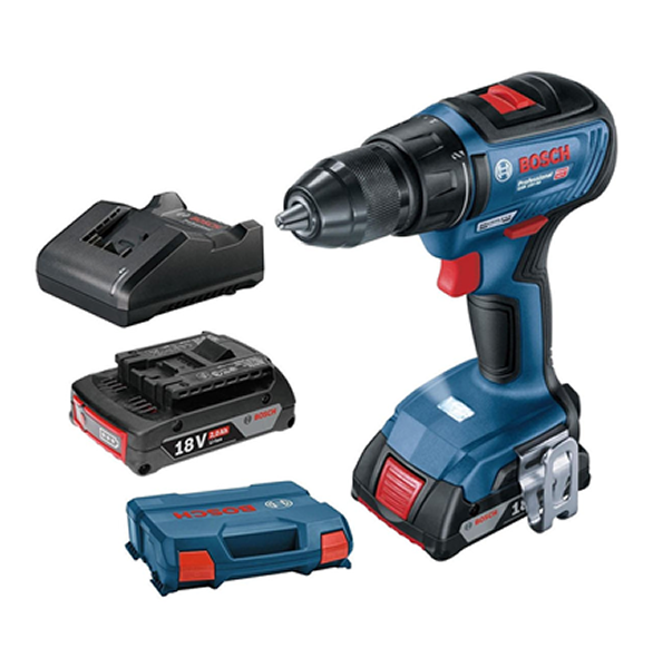 Bosch Gsr 18V-50 Akülü Delme Vidalama Makinası 18V 2Ah 24/50Nm