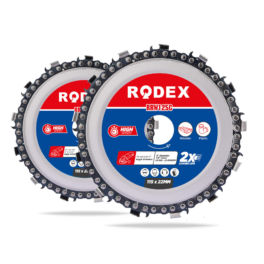 Rodex Ahşap Oyma Ve İşleme Diski 115 Mm x 22 Mm 14 Diş