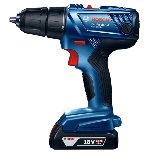 Bosch Gsr 180-Li Akülü Delme Vidalama Makinası 18V 2Ah 21/54Nm