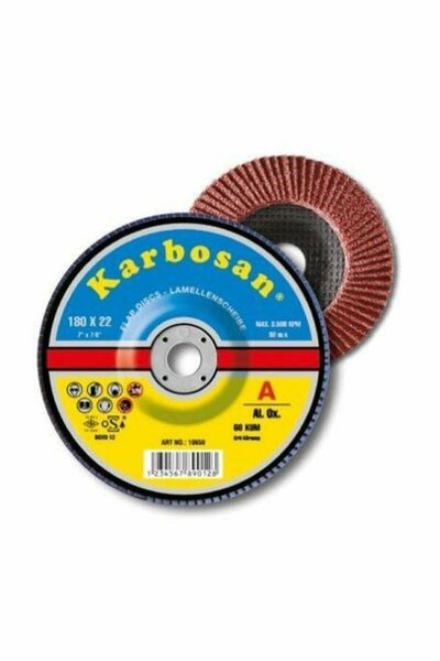 Karbosan Fiber Disk 180 Nk 50 Kum Alüminyum Oksit 985816