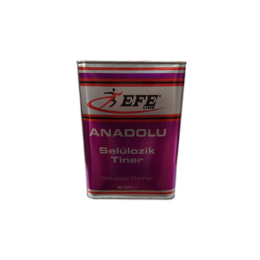 Efe Anadolu Selülozik Tiner Galon 2.5 Lt