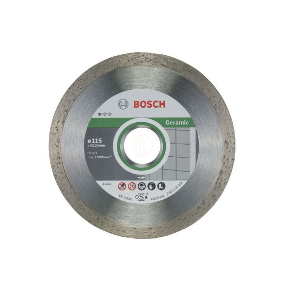 Bosch Elmas Kesme Disk Standard for Ceramic 125*22,23Mm