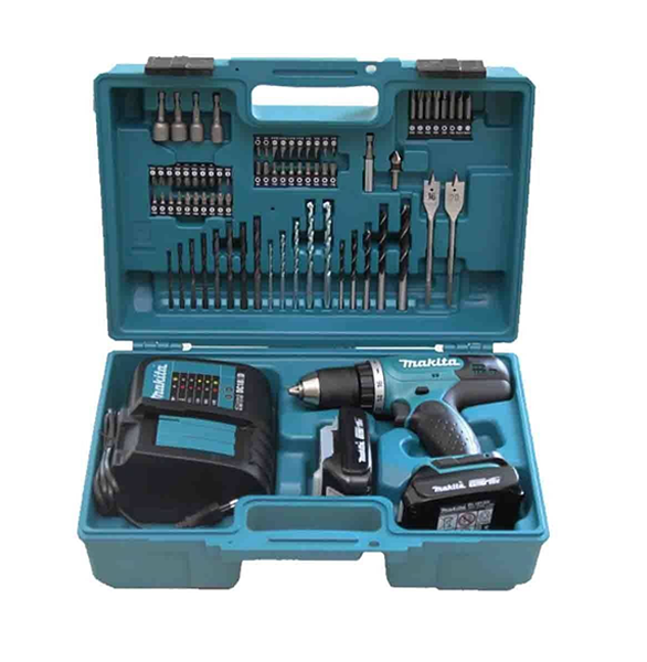 *Makita Ddf 453 Darbesiz Matkap(YX1) (Uç Set 74 Parça) 18V/1.5Ah/Li-İon