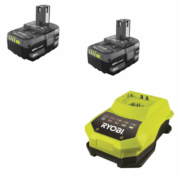 Ryobi 2x18V 4.0 Ah Akü+ Şarj Cihazı SET