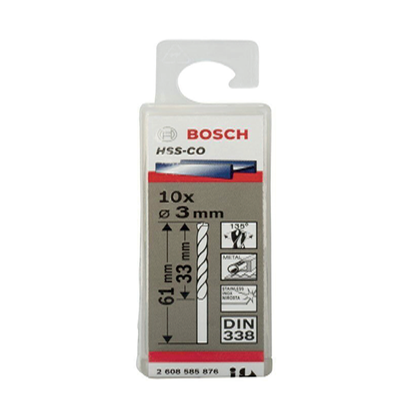 Bosch Hss-Co Metal Matkap Ucu 6,5Mm 10'Lu