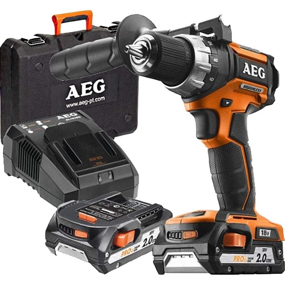 Aeg Bs 18 Cb Li Kömürsüz Akülü Matkap 2X18 V 2.0