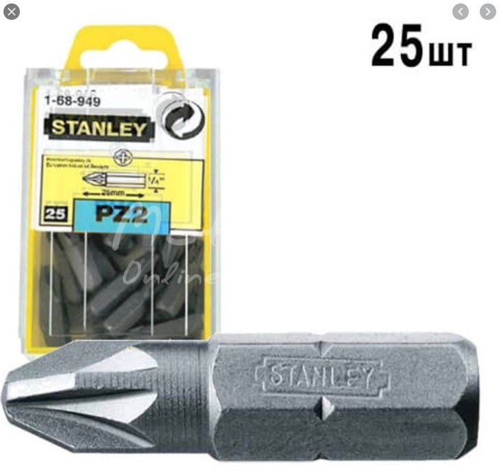 Stanley Yıldız Uç PZ 2 X 25 MM 25X1 PK