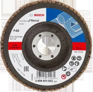 Bosch Exm 115 Mm 40 K Flap Disk