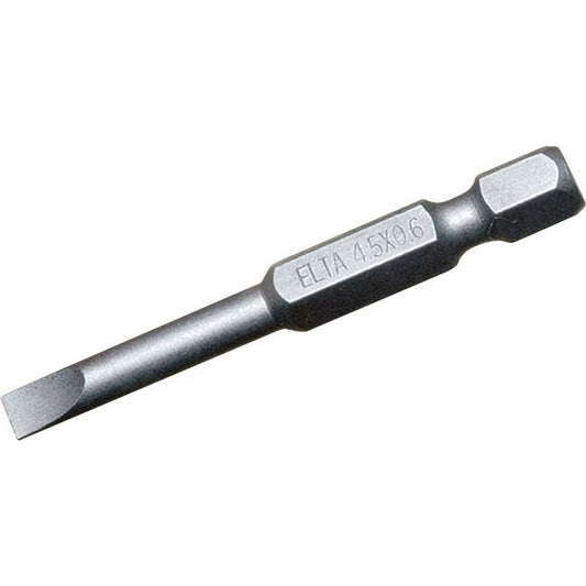 *Elta Düz Bits Uç 0.6X4.5 50Mm