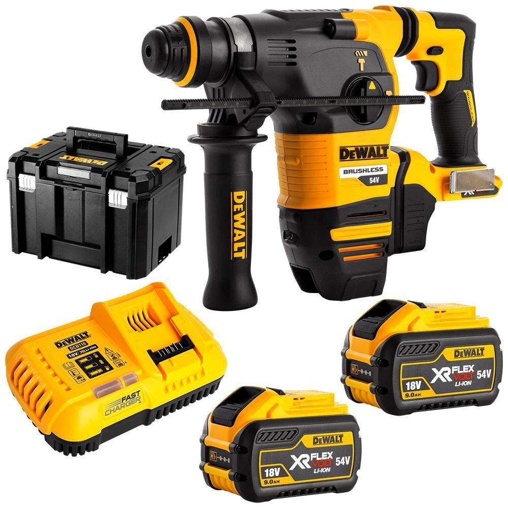 Dewalt DCH333X2-QW Kömürsüz Sds-Plus Kırıcı/Delici 30Mm 3 Mod 54V Flexvolt Li-Ion