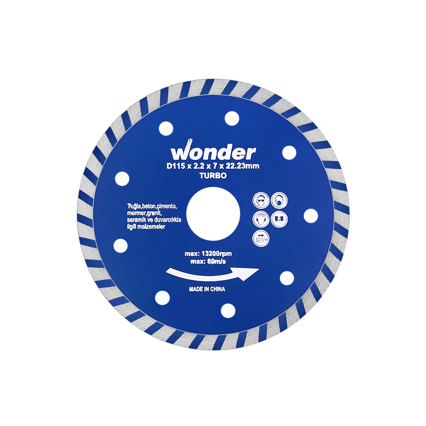 Wonder Elmas Testere Turbo 115 Mm