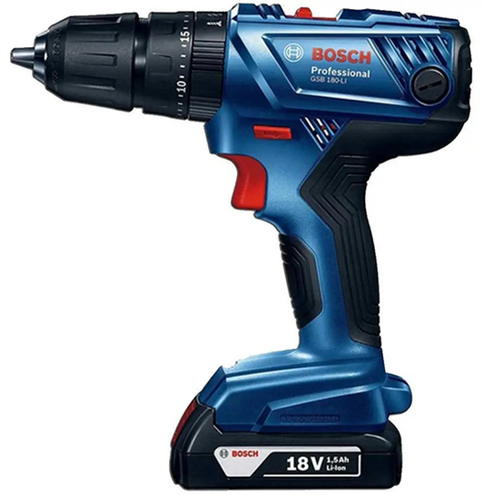 Bosch Gsb 180-Li Akülü Darbeli Delme Vidalama 18V 2Ah 21/54Nm