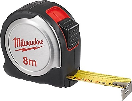 Milwaukee Şerit Metre İnox Gövde 8mt./25mm