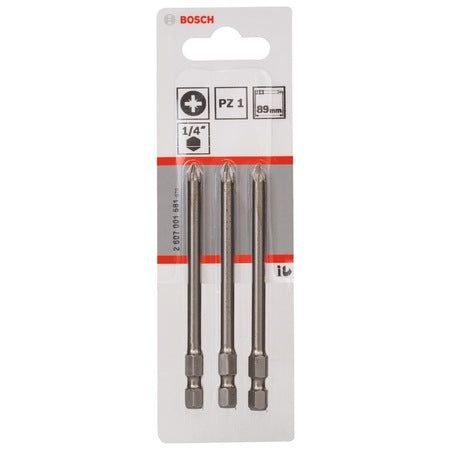 Bosch Bits Uç Yıldız Extra Hard Pz1 X 89Mm 3 Lü